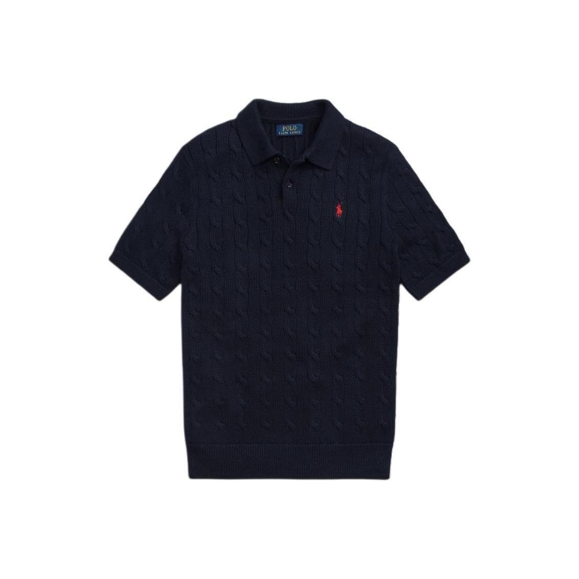 Polo Ralph Lauren cable-knit polo shirt