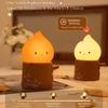 Flammenlose Kerzen-Nachtlicht, niedliches Nachtlicht, dimmbar, 2 Beleuchtungsmodi, Nachttischlampe fürs Kinderzimmer