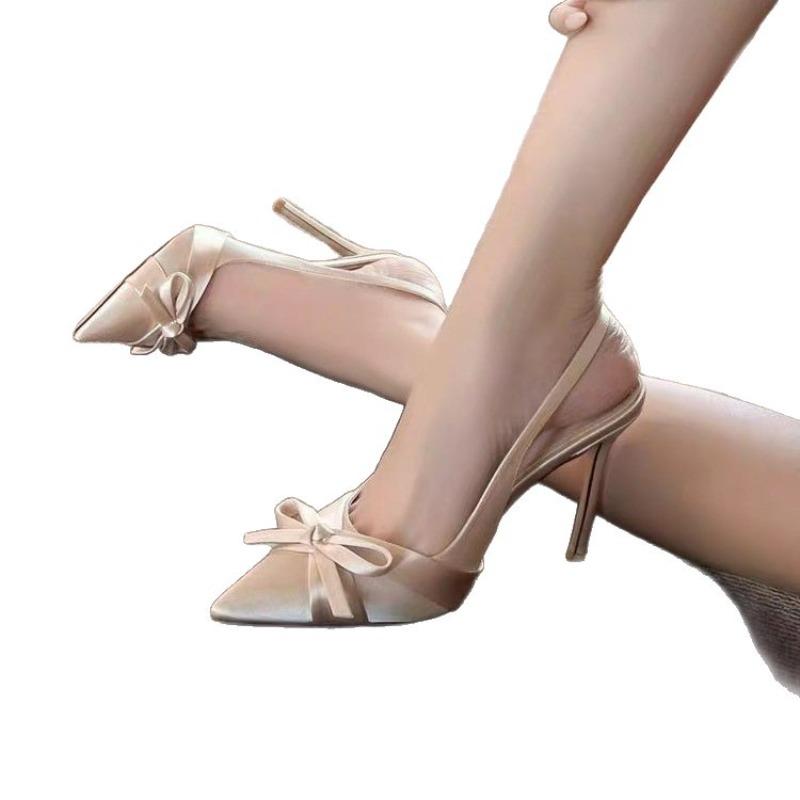 New High-heeled Women's Pointed-toe Single Shoes