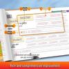 Third Grade English Tracing Workbook: Upper & Lower Levels - Synchronized Lessons & Practice for Beginners