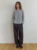 Deomiteun [3Rd] Pod Cotton Pants (Charcoal)