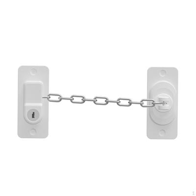 Home Security Window Chain Lock - Stainless Steel Protection
