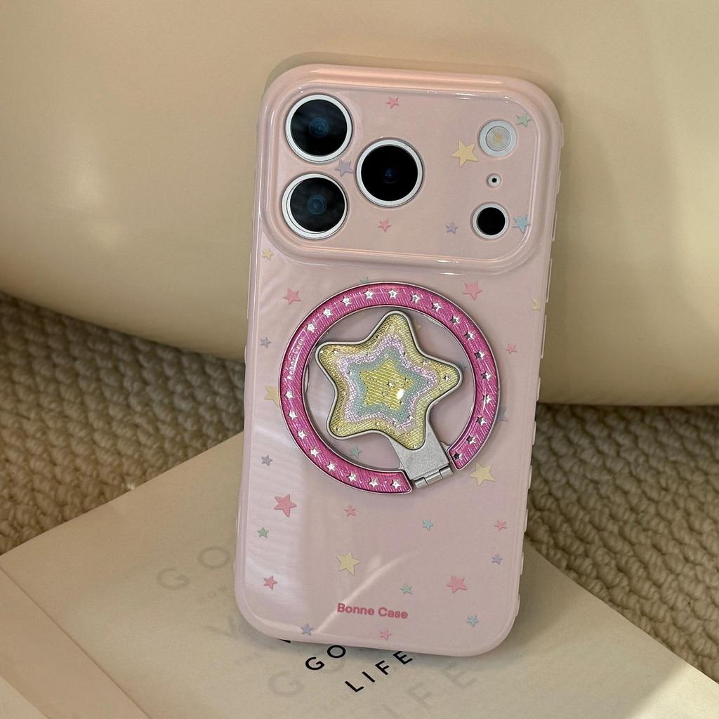 Star Magnetic Mount Phone Case for iPhone 16, iPhone 17, iPhone 17 Pro Max