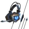 Soyto SY-G15 Wired Headphone High Fidelity Noise Reduction with Cool Breathing Light 3.5mm USB Stereo Gaming Headset for Computer