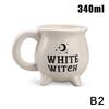 Halloween Wizard Magic Jar Ceramic Mug Decorative Ornament Pumpkin Ghost Afternoon Tea Breakfast Milk Cup Halloween Gift