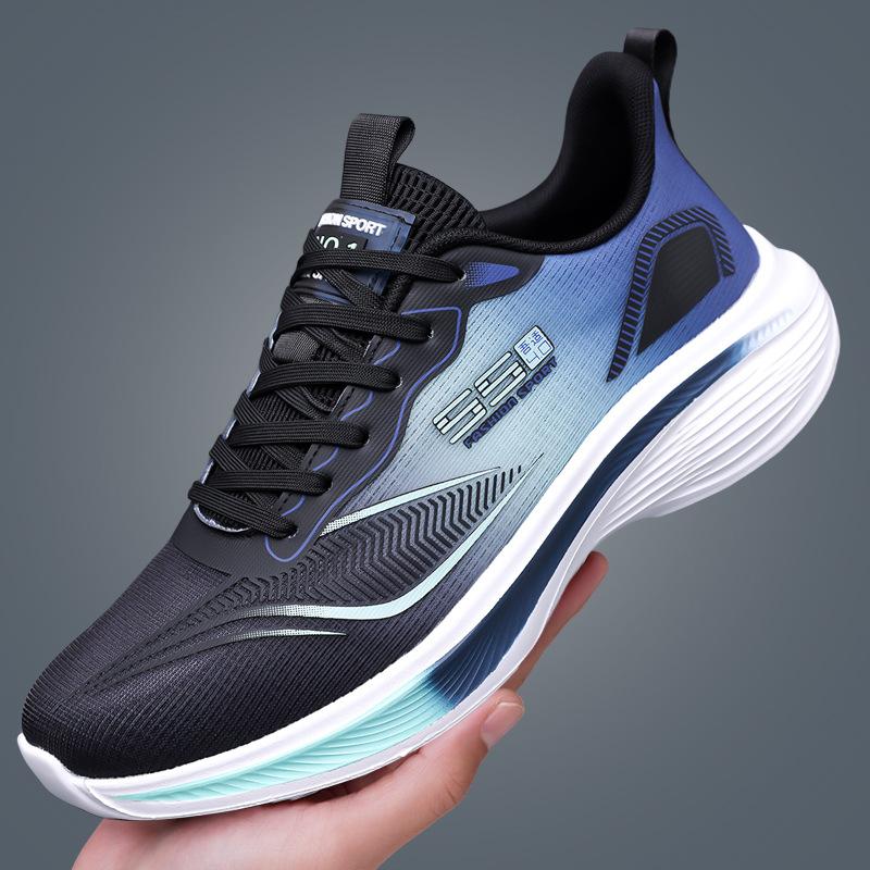 Ultra-leichte atmungsaktive Mesh-Sneaker für Frühling und Sommer, Rennlaufschuhe, lässige leichte Laufschuhe mit weicher Sohle und Stoßdämpfung