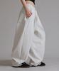 LIKE THE MOST Training Pintuck Balloon Wide Pants_Oatmeal
