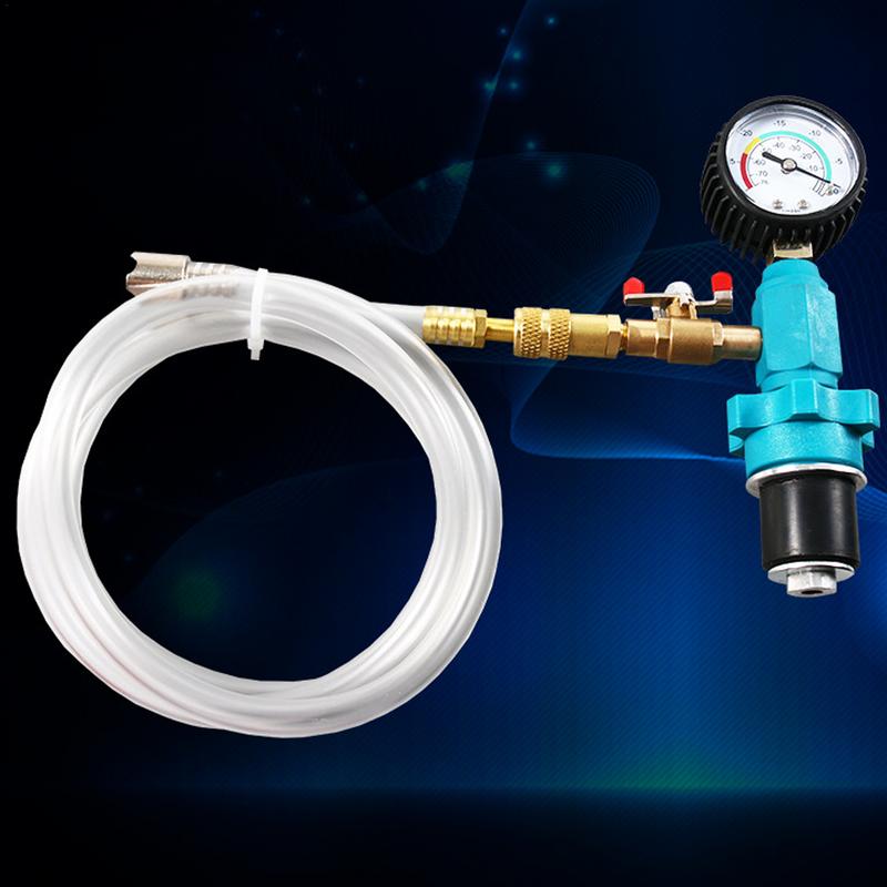 Car Coolant Refill Kit 7pcs Auto Cooling System Vacuum Fill Tool Vehicle Antifreeze Replacement Automotive Tools