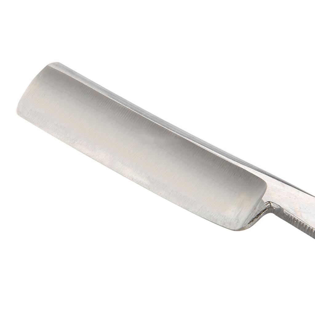 Stainless Steel Barber Razor Classic Straight Blade Razor Folding Shaving Hair Clipper