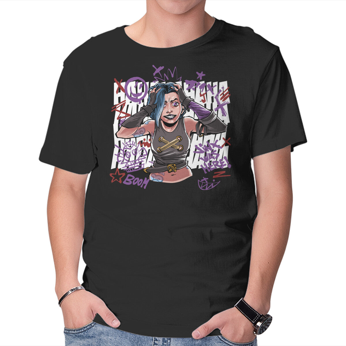 Unisex Crew Neck T-Shirt The Killing Bomb Graphic Short Sleeve Casual Tee M