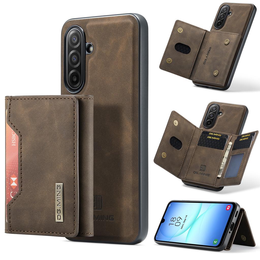 DG.MING M2 Series for Samsung Galaxy A17 5G/4G Case PU + PC + TPU Phone Cover Detachable Wallet