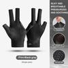 Open Finger Billiard Pool Gloves Adjustable Sticker Polyester Billiard Gloves Smooth Soft Portable Reusable Training Accessories