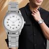 Quartz Watch For Men Watches Clock High Quality Men Wristwatch Alloy Strap Man Watch Gift Relogio Masculino Reloj Hombres