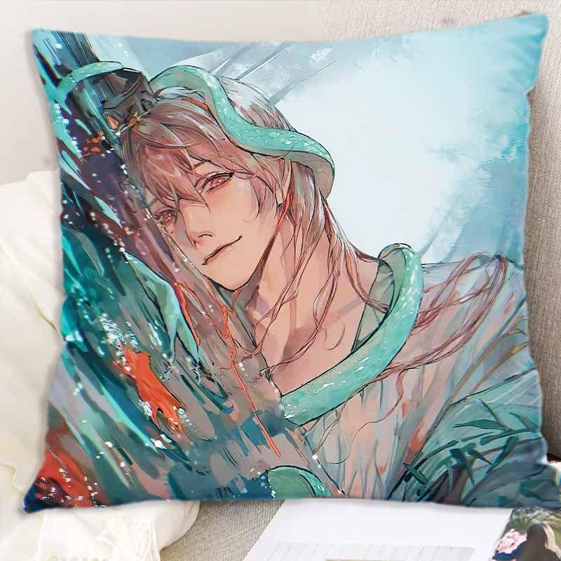 1pc Code name - Yuan Pillow Guang - Lingwang animation 2D pillow case Customized student dormitory bedroom bedside pillow case