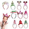 Xmas Tree/Santa's Hat/Elk Merry Christmas LED Hairband Christmas Cosplay Headband  New Year