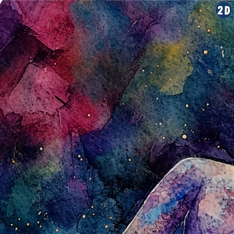 Lebendiger Buddha & Psychedelisches Muster Duschvorhang, Strapazierfähiges Polyester, Leicht zu Reinigen, Inklusive Haken | Ruhige Badezimmerdekoration