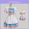 Gorgeous And Timeless Lolita Dress Maid Uniform Outfit With Optional Bustle And Stockings