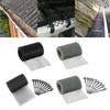 Gutter Downspout Leaf Guard Mesh 6m Anti Clogging Strainer Filter for Roof Garden Drain Protection