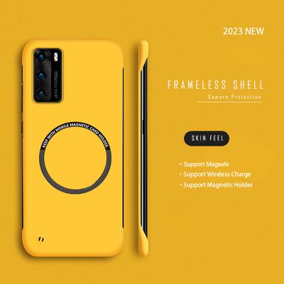 Husă de telefon magnetică ultra subțire, fără cadru, pentru Huawei Puro 70 P60 P50 P40 P30 Mate 60 50 40 30 20 Nova 9 10 SE 11 12 Pro Husă de încărcare fără fir