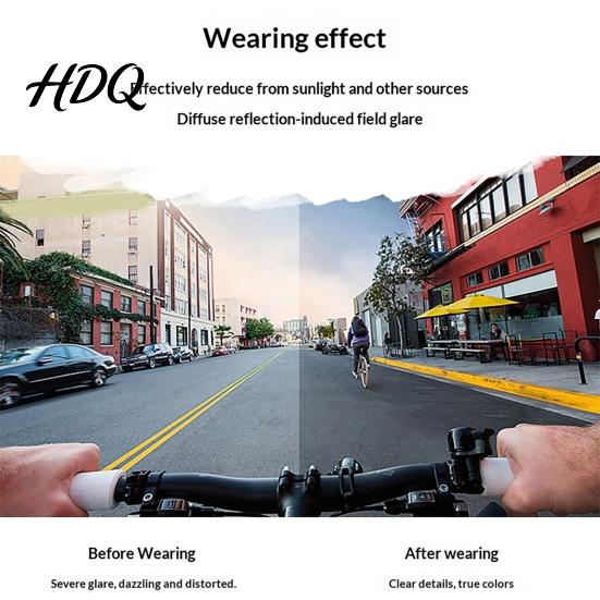 Photochromic Lenses Glasses UV Protection Cycling Glasses Polarized Transition Sports Sunglasses Eyewear Windproof Biking Safety for Men Women Wind