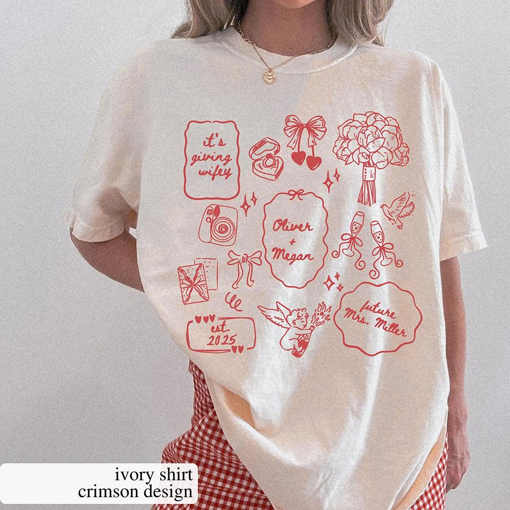 

Future Mrs Shirt Custom EngageUnisext Shirt Personalized Bride Shirt Personalized Bride Shirt EngageUnisext Gift Unisex Top Streetwear S
