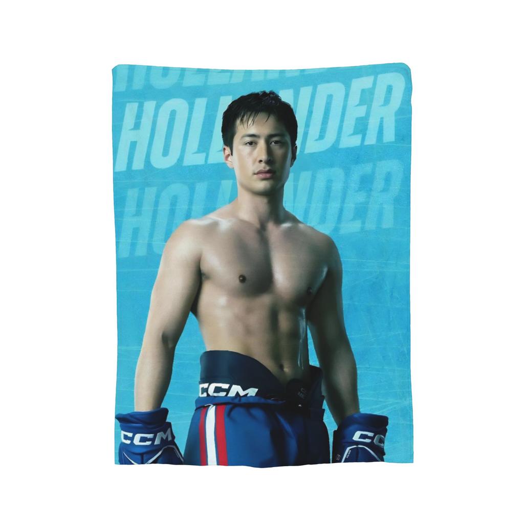 Heated Rivalry Blanket Hollanov 81 24 Flannel Novelty Warm Throw Blanket for Home Winter,