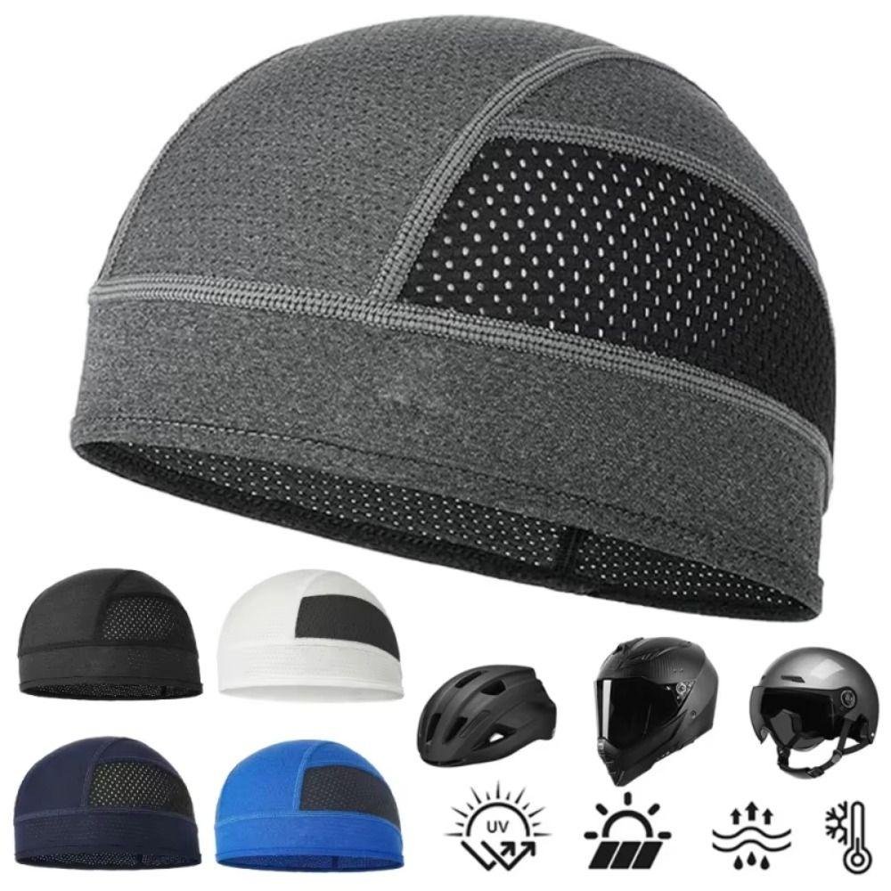 Quick Dry Cycling Caps Sun Protection Running Sports Hat Lightweight Helmet Inner Cap Men Women