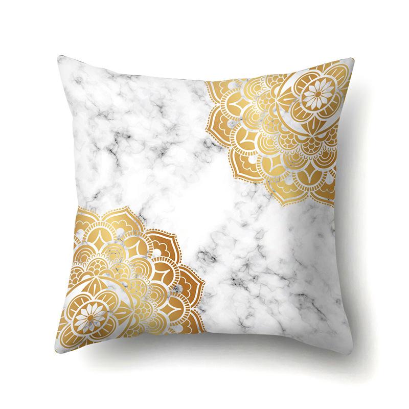Ins Creative NATO Style Geometric Polyester Pillow Case Car Decoration Home Printed Waist Cushion Pillow Case Pillow Case