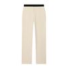 European and American Style, New Women's Clothing, Contrasting Color Short-sleeved Blazer, High-waisted Contrasting Color Casual Straight-leg Pants