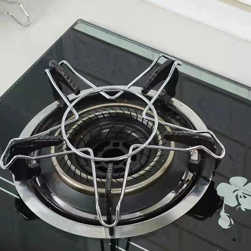 Fogão a Gás Cooktop Fogão Suporte para Panela Suporte para Cozinhar no Vapor Suporte Grelha Wok Aço Inoxidável