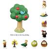 Autumn Harvest Resin Cat Figurine With Cute Cartoon Design For Gift And Collection