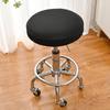 New Washable Chair Seat Cover Slipcover Removable Round Stool Covers with Elastic Bands Bar Stool Covers for Bar Swivel Chair