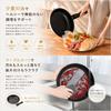 [Online Exclusive] Pearl Metal 5-Piece Frying Pan and Pot Set - IH Compatible, Marble Coating, Detachable Handle, Metal Spatula Safe, Oven Cookable -