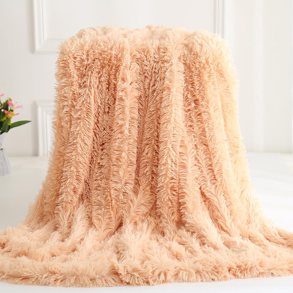 All Seasons Bedroom Warm Blanket Solid Color Blanket Studio Shooting Supplies Air Conditioner Blanket