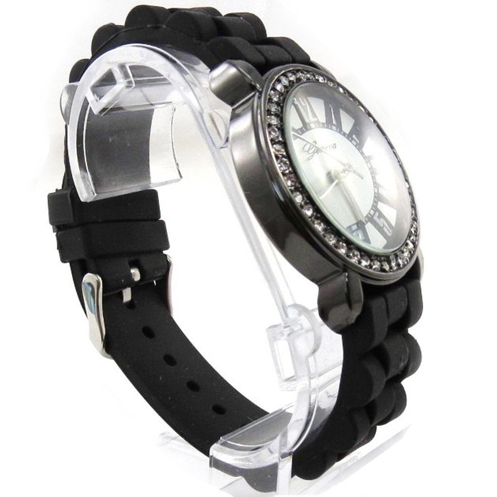 Les Trésors De Lily [J1289] - Black 'Absolu' Design Watch