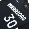 Nike Alphanumeric Print Crew Neck Pullover Short Sleeve T-Shirt, Golden State Warriors, Stephen Curry No. 30 Men Tops Black DM0407-010