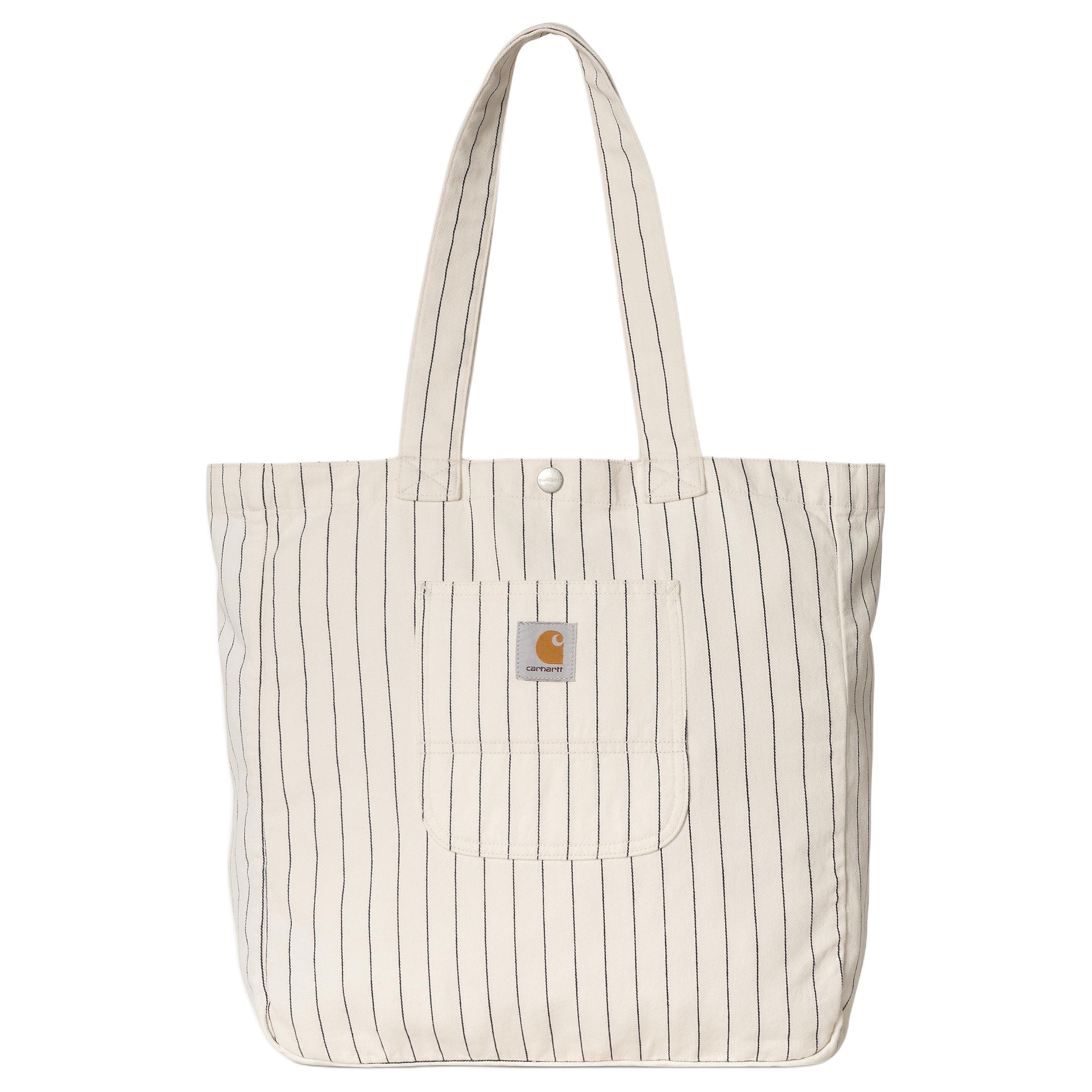 

Новая хлопковая сумка-тоут Carhartt WIP, сумка для покупок, дамская сумочка, сумка через плечо, унисекс, белая, I034788-2RM-02 38.1*13.0*40.1CM