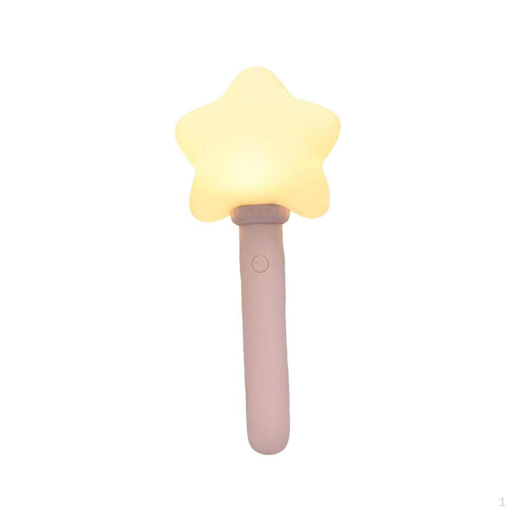 Concert Cheering Lightstick Handheld Silicone Night Light Glow Cute for Carnival