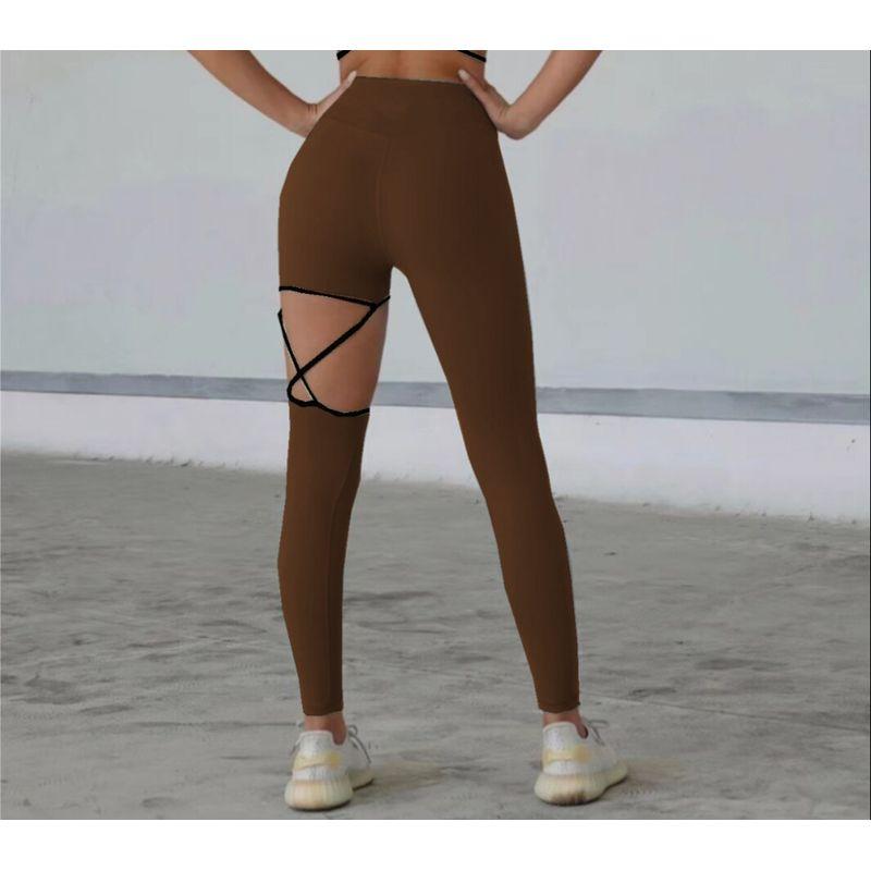 Aiyu European and American Sexy Style Yoga Suit Women's High-Elastic Jinammonia Sports Fitness Vest Asymmetrical Sexy Workout Clothes