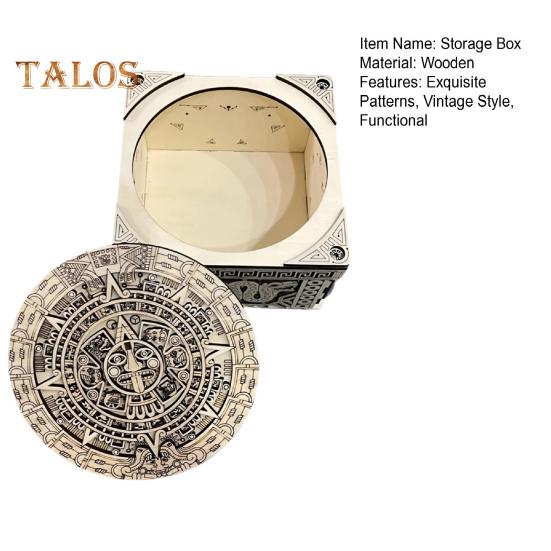 Wooden Jewelry Box Baroque Storage Box Vintage Storage Organizer Trinket Box for Collectibles Storage Home Decoration