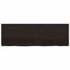 VidaXL Étagère murale gris foncé 180x60x4 cm bois chêne massif traité 363842