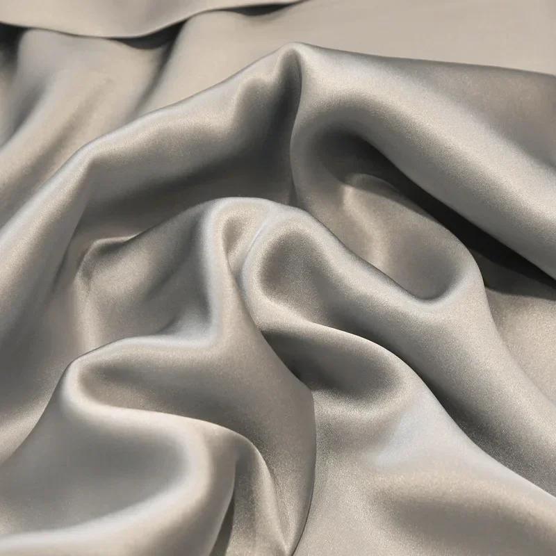 Taie d'oreiller en soie pure 25 Momme Taie d'oreiller 100 % soie de mûrier Beauty Silk Modèle passepoilé de couleur unie