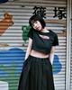 Loaegsyueol Harmony Crop T-Shirts_Black