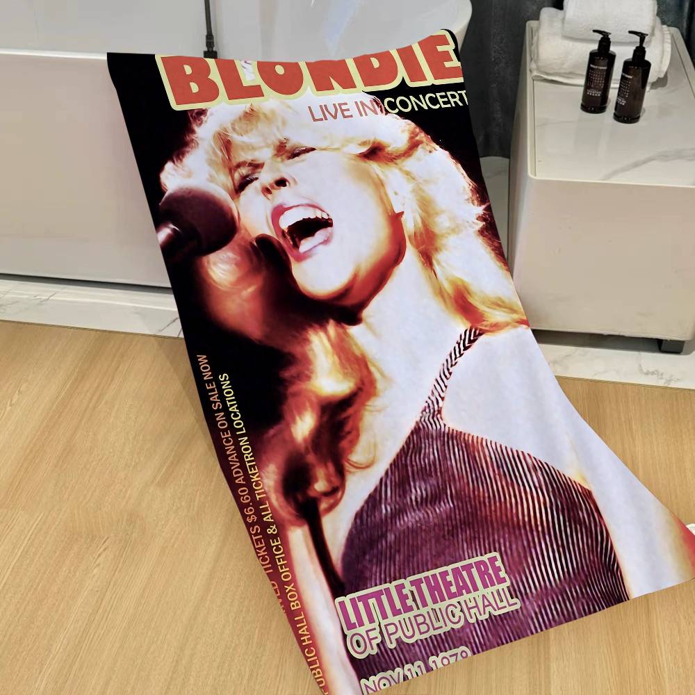 Punk Rock Band B-Blondie Mikrofaser Strandtuch Saugfähig Schnelltrocknend Weich Yoga Schwimmen Resort Bergsteigen Handtuch