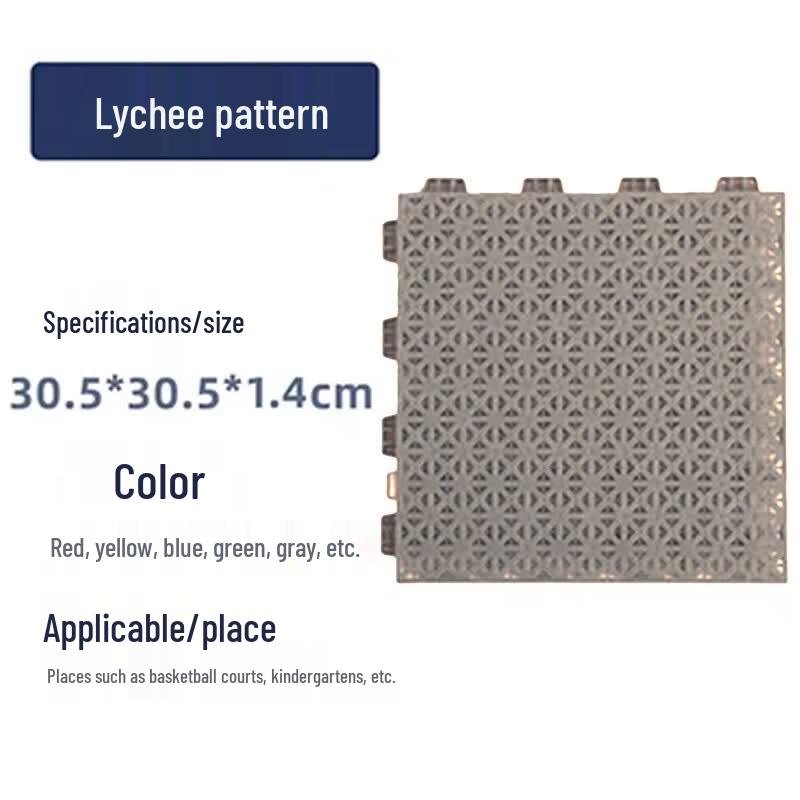 Modular Interlocking Outdoor Sports Flooring Tile