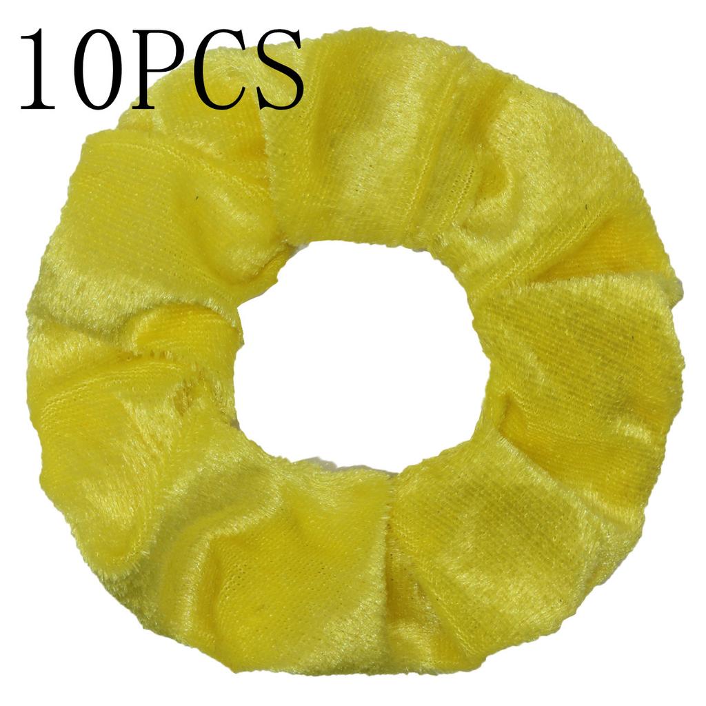 10pc Women Hair Scrunchies Velvet Solid Color Band for Girls Ponytail Holder Rubber Bands Ties Accessories Headbands Gumki