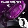 New Shaped Inflatable Anal Plug Ultra Soft Simulation Penis Liquid Silicone Anal Plug For Outdoor And Backyard Sexual Adult Products