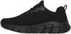 Bobs B Flex Chill Edge Black Knit Sneakers
