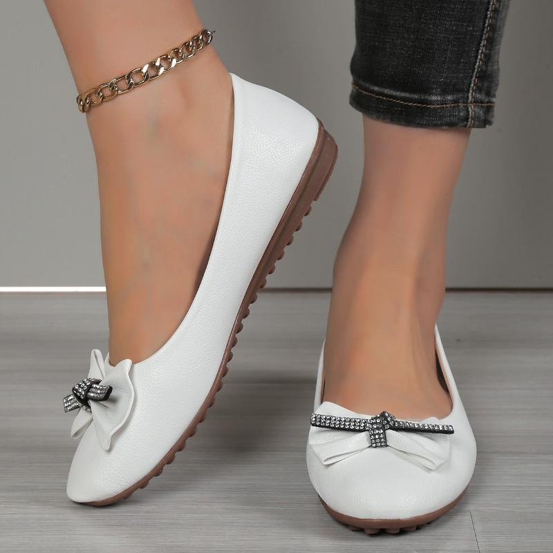 2026 New Fashion Casual Women's Flat Shoes Ladies Elegant Butterfly-Knot Comfortable Shoes Women Soft Classic Office Shoes