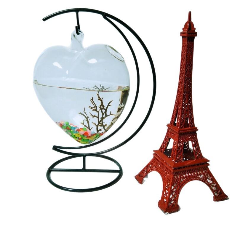 Kreatives Mikro-Landschafts-Kampffisch-Aquarium - Modisches Glas-Fischglas-Dekorationsobjekt für die Heimdekoration, Kleine Geschenke